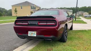 dodge challenger RT 2019 exhaust sound [upl. by Davey581]