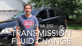 Transmission Fluid Change in a 2011 ML350 W164 [upl. by Lionel]