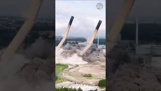 Why Were the Cooling Towers at Ferrybridge C Demolished shorts [upl. by Idnar]