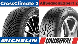 Michelin CrossClimate 2 vs Uniroyal AllSeasonExpert 2 [upl. by Leda]