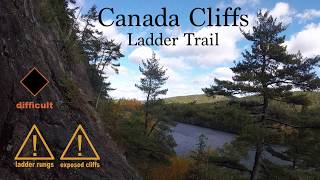 Acadia National Park  Canada Cliffs Ladder Trail  Ladder Rungs not kid or pet safe [upl. by Service440]