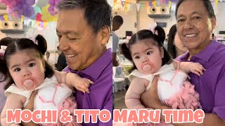 BABY MOCHI KINAGILIWAN NG KAPATID NI VIC SOTTO NA SI MARU SOTTO SA BIRTHDAY NI TALI [upl. by Scoles422]