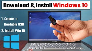 How to Install Windows 10 from USB ⚡ Windows 10 Installation Step by Step 2024 [upl. by Helmer873]