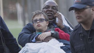 Bus Driver Holds Hurt Child as He’s Carried Into Ambulance Following NYC Attack [upl. by Tillfourd]