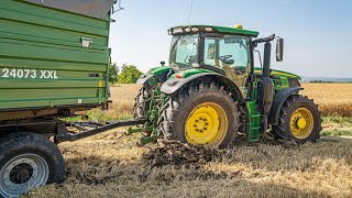 Elakadás John Deere 6930 VS John Deere 6155R Brantner 24073 XXL Búza Aratás 2024 [upl. by Phaidra930]