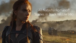 All Natasha Romanoff Scenes  Black Widow 4K ULTRA HD [upl. by Ycniuqal876]