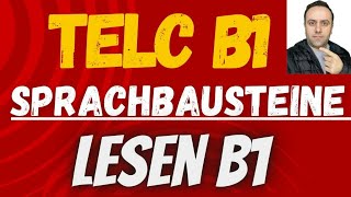 TELC B1 Sprachbausteine  Lesen B1  Deutsch lernen [upl. by Nnaj682]