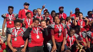 2017 SELFL CHAMPIONS St John Warriors Red 10u Super Bowl Highlights 111117 [upl. by Bremble]