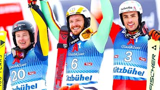 FIS Alpine Ski World Cup  Mens Slalom Run 2  Kitzbühel AUT  2024 [upl. by Naval]