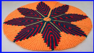 32 Phando se banaye Kaliyon wali door mat Paydan banane ka tarika doormat making at home diy [upl. by Olrac]