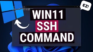 Installing SSH Client on Windows 11 and using the Command Prompt  Terminal [upl. by Garrott3]