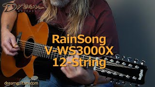 Brand New Rainsong VWS3000X 12String Carbon FiberHybrid Spruce amp Carbon Fiber [upl. by Alita819]