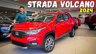 FIAT STRADA VOLCANO 2024 MANUAL vermelho Montecarlo [upl. by Woodberry956]