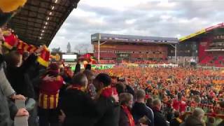 KV Mechelen  KFCO Beerschot sfeer vanuit de tribune [upl. by Arrej]