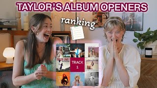 Ranking Taylor Swifts Album Openers [upl. by Stalk]