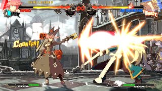 ELPHELT vs LEO WHITEFANG Hardest Difficulty Guilty Gear Xrd [upl. by Eahc]