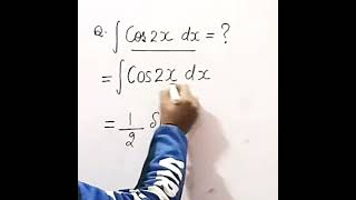 integration of Cos2x  Integral of Cos2x dx  integral class 12 maths sarvesh Sir [upl. by Mcdermott]