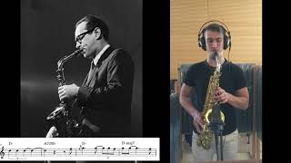 A Taste of Honey  Paul Desmond Solo  Transcription [upl. by Lyon]