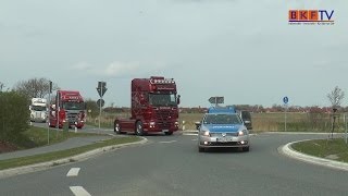 Konvoifahrt beim Truckertreffen in Esens  BKF TV Reportage [upl. by Spearing]