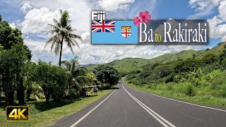 Fiji Road Trip 🇫🇯 Driving from Ba to Rakiraki on the Island of Viti Levu Fiji  Part 26 [upl. by Eenor]