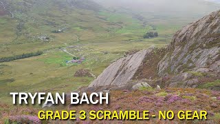 Tryfan Bach  Grade 3 scramble with no equipment Snowdonia UK [upl. by Edmund]