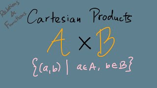 Cartesian Product of Sets  Relations and Functions  Math Decoded [upl. by Pederson]