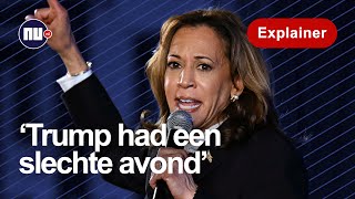 Harris kiest voor de aanval Je ziet Trump ontploffen  NUnl  Explainer [upl. by Llenyr]