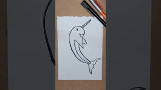 Make Dolphin From N Letter drawingtutorial numberdrawingforkids art kuchsikho animaldrawing [upl. by Aidas]