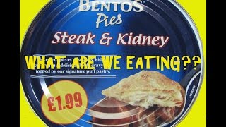 Steak and Kidney Pie In A CAN  WHAT ARE WE EATING  The Wolfe Pit [upl. by Aiden]