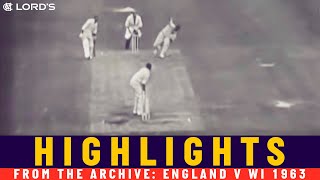 Rare amp Early Classic Test Match Highlights  England vs West Indies 1963  Classic Match  Lords [upl. by Sset15]