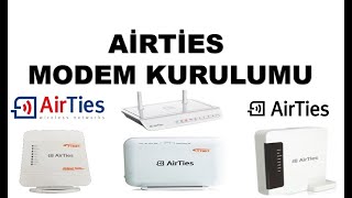 AİRTİES MODEM KURULUMU [upl. by Mello]