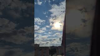 Sky  Wind Cloud Heaven shortvideo sunset sun sky wind clouds [upl. by Tullusus51]