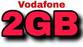 Vodafone bedava Hediye internet 2 GB 😍 Yapmayanlar Yapsın [upl. by Namzed]