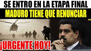 RENUNCIA DE MADURO ALERTA [upl. by Chucho584]