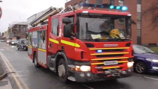 Merseyside Fire and Rescue  City Centre reserve first pump turnout [upl. by Yale594]