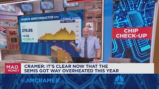 Its clear now that semicondusctor stocks got way overheated this year syas Jim Cramer [upl. by Abbye]