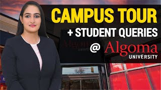 ALGOMA UNIVERSITY Brampton Campus Tour  Scholarships Fees and other Facilities  Study Visa visa [upl. by Monro]