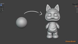 3d character design in blender Blender tutorial [upl. by Markman334]