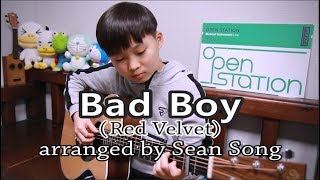 Red Velvet 레드벨벳  Bad Boy Fingerstyle guitar cover by 10yearold Sean Song [upl. by Ettener927]