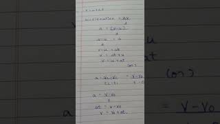 Acceleration formula explanation maths learning education ytshorts [upl. by Mccall315]