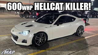 600whp Turbo Subaru BRZ  2800lb Hellcat Killer [upl. by Benedicto]