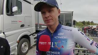 Chris Froome  Interview at the start  Stage 5  Tour de Romandie 2023 [upl. by Snahc358]