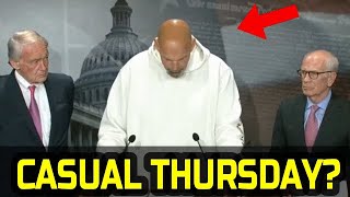 John Fetterman Roasted for Hoodie Shorts at Senator Press Conference [upl. by Pratt]