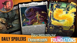 The Horrors of Duskmourn Bloomburrow Birds and Foundations in Standard  MTG Spoilers [upl. by Benoite]