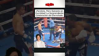 ¡Perdiste pero Ganaste en Humildad La Sorprendente Celebración del Derrotado boxeo boxing box [upl. by Akeret]