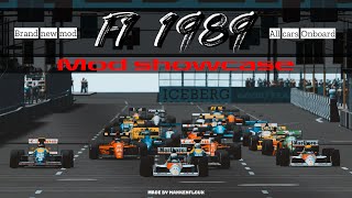 F1 1989 mod SHOWCASE in Assetto Corsa  Link in descriptions [upl. by Estas]