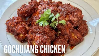 Gochujang fried chicken  ayam goreng korea [upl. by Dever604]