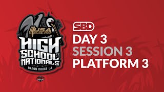 2024 USAPL High School Nationals  Day 3  Session 3  Platform 3 [upl. by Avrom]