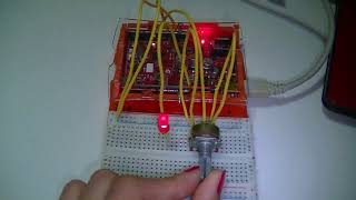 gizDuino with Potentiometer Demo [upl. by Nede842]