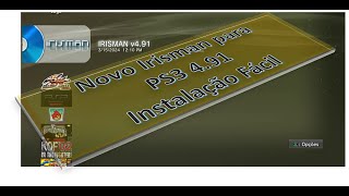 Novo Irisman para PS3 491  forma fácil de instalação [upl. by Siravaj]